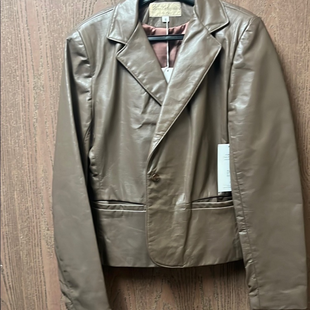 Women's Brown Leather Jacket